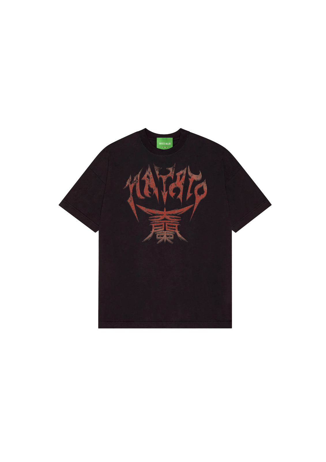 JAPANESE BAND LOGO TEE - BLACK