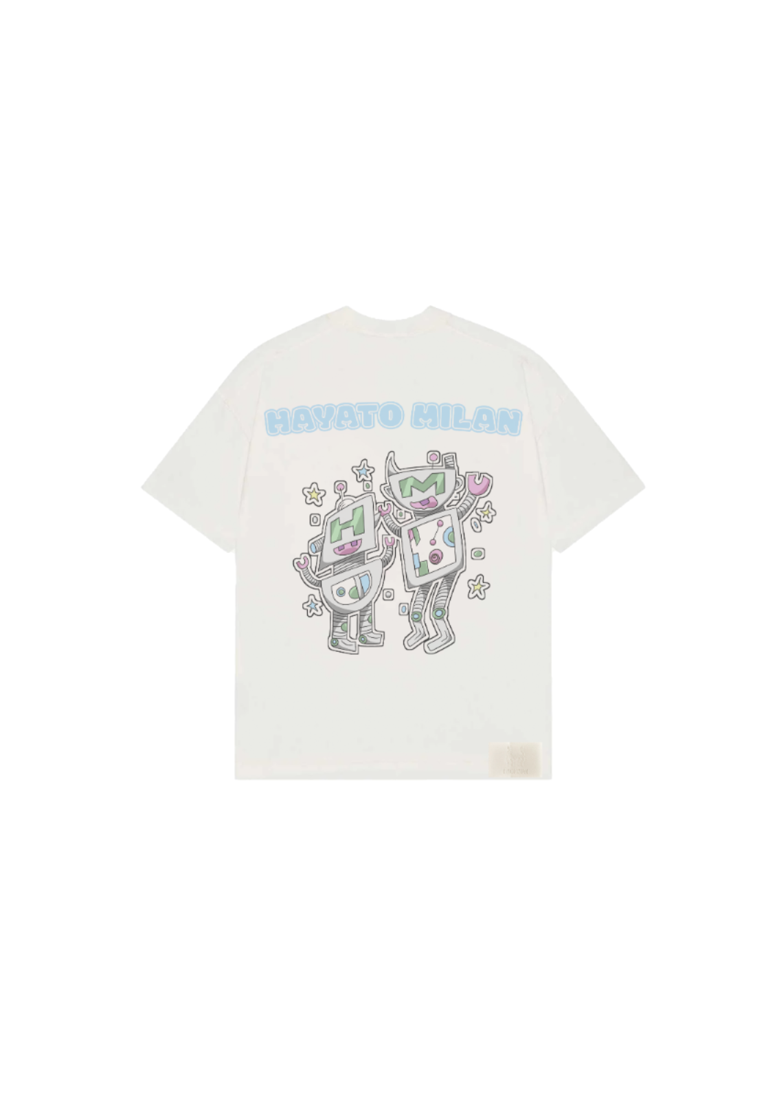 BABY ROBOTS TEE - WHITE